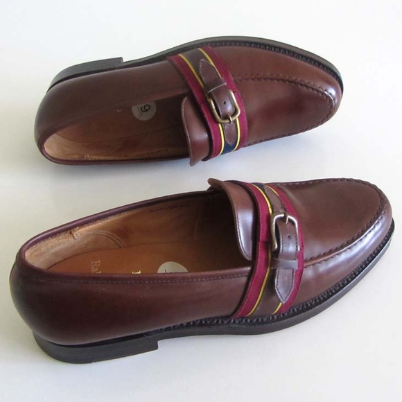 new POLO RALPH LAUREN grosgrain loafers 9 England - Picture 7 of 8